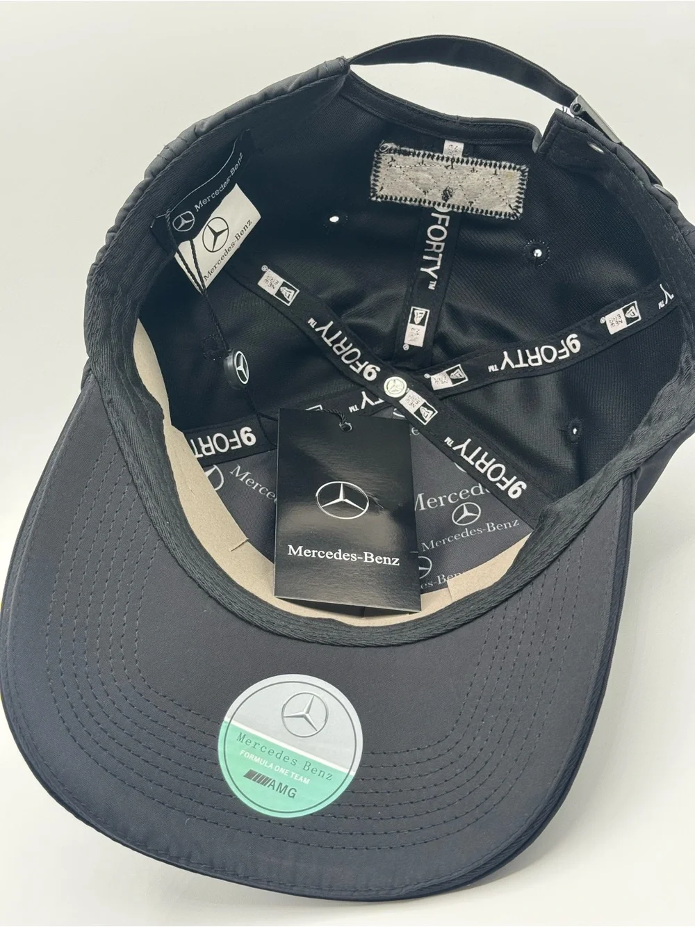 Mercedes AMG Petronas F1 Midnight Matte Black Cap